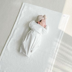 해피테일즈 인견 메쉬 안전매트 신생아 아기쿨매트 유아 침대 패드
